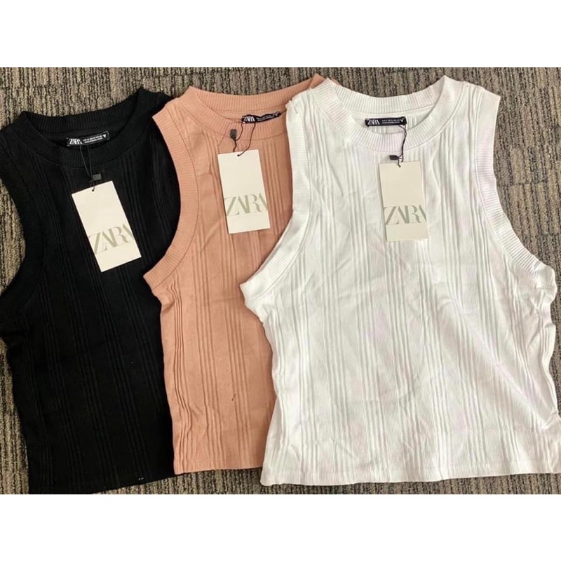 Zara Racer Ribbed (original) | Shopee Philippines