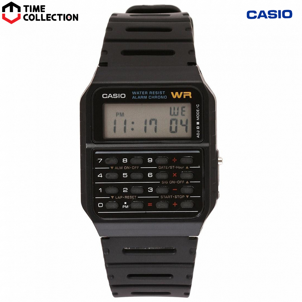 Casio CA-53W-1ZD Digital Calculator Rubber Strap Watch | Shopee Philippines