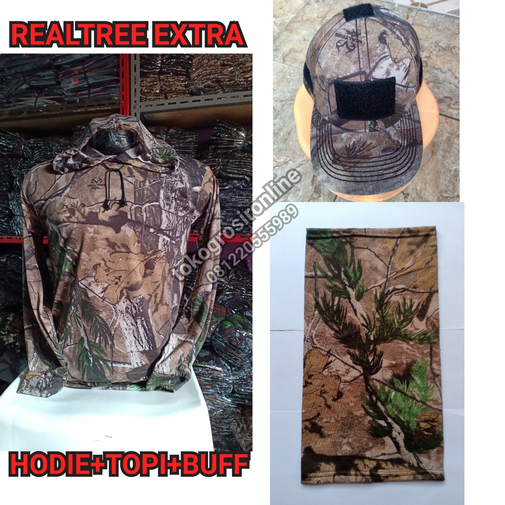 REALTREE EXTRA HOODIE T-SHIRTS 1 PACKAGE | Shopee Philippines