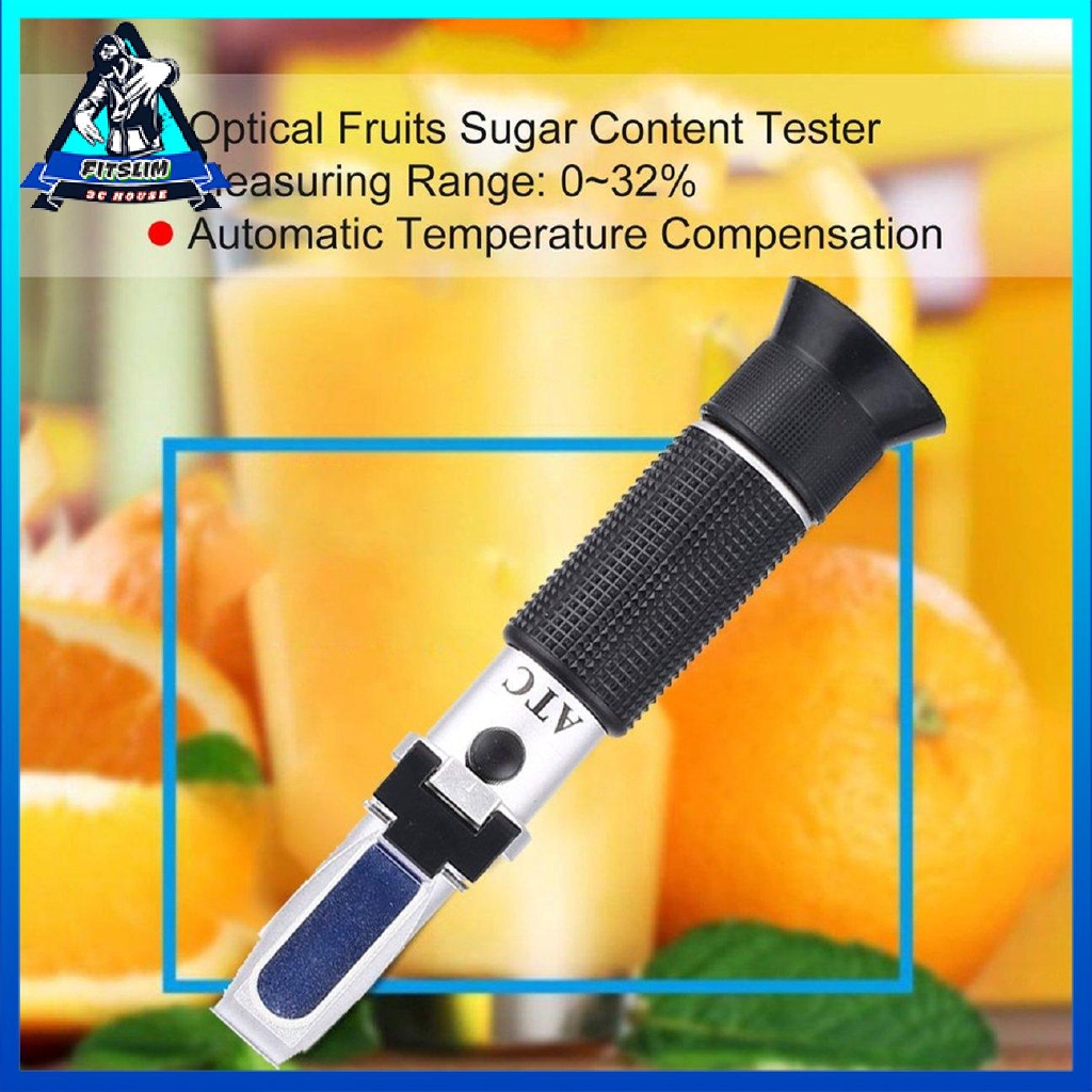 Refractometer 032 Optical Sugar Food Beverages Drink ATC Content