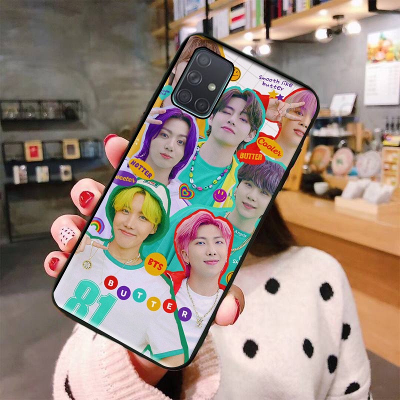 BTS Phone Case For Samsung S7 Edge S8 Plus S9 Plus S10 Anti-Drop Soft  Silicone Phone Case