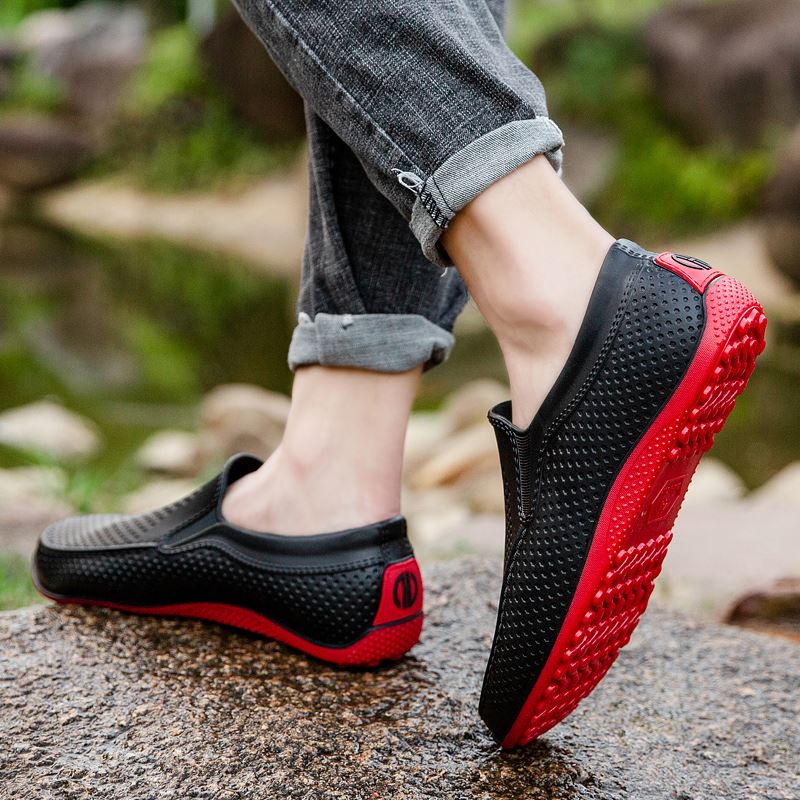 Kitchen rain shoes men s trendy low top summer waterproof shoes men s rain boots short tube anti slip car wash canteen work shoes rubber shoes Shopee Philippines