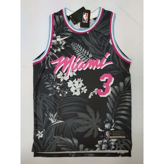 Nike Dwyane Wade Miami Heat Palm Edition Swingman Jersey by Devious Elements Apparel 2XL