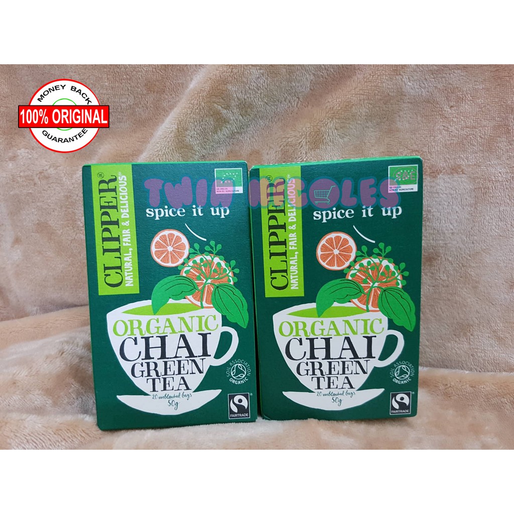 Clipper Organic Chai Green Tea (20bags) Shopee Philippines