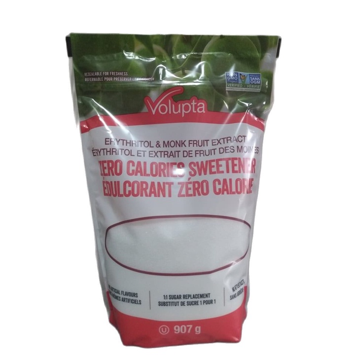 Volupta Erythritol & Monk Fruit Zero Calorie Sweetener, 907 G | Shopee ...