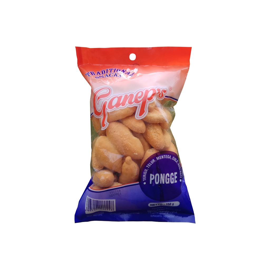 Pongge Ganep Cookies 150 Gram Typical Crispy Solo Snacks | Shopee ...