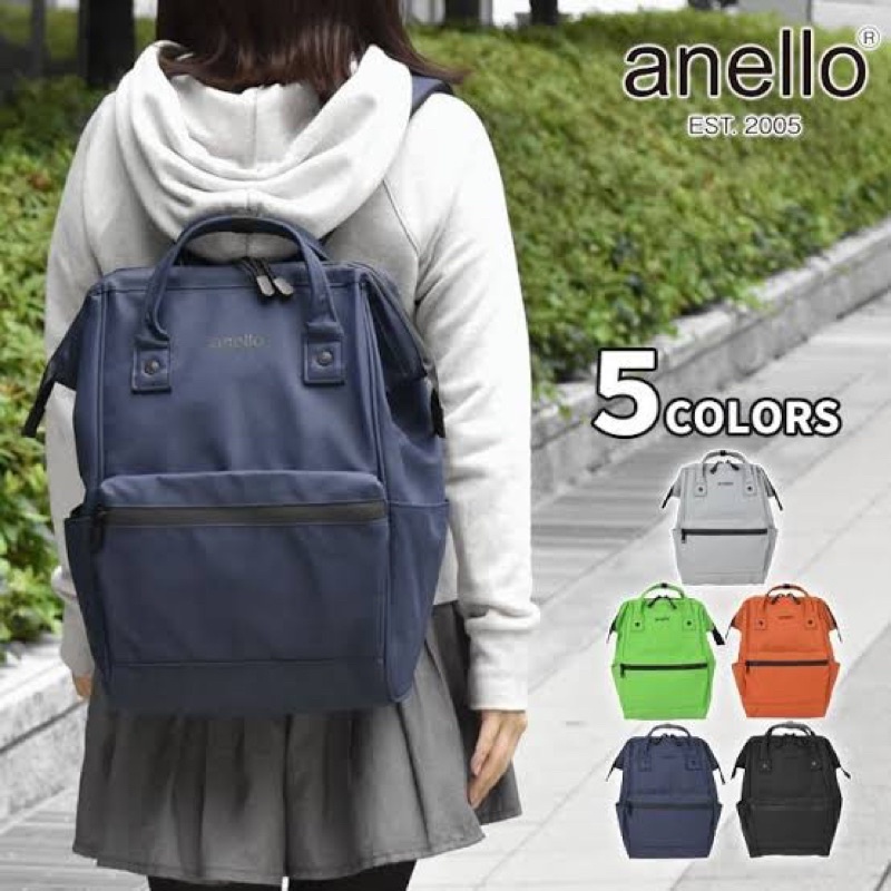 Anello matt shop rubber backpack