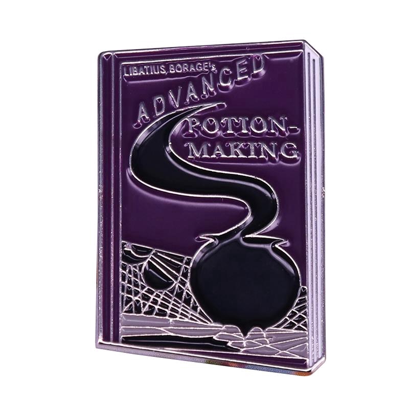 Advanced potion making book badge magic witch cauldron pin | Shopee ...