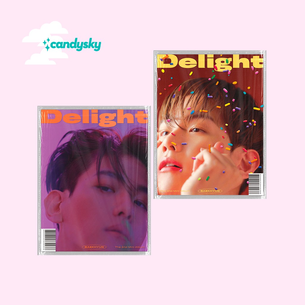 [ONHAND] BAEKHYUN DELIGHT ALBUM (CINNAMON, HONEY VERSION) Shopee