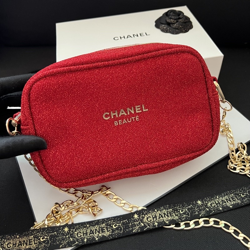 Chanel Beaute GWP Pouch Bag