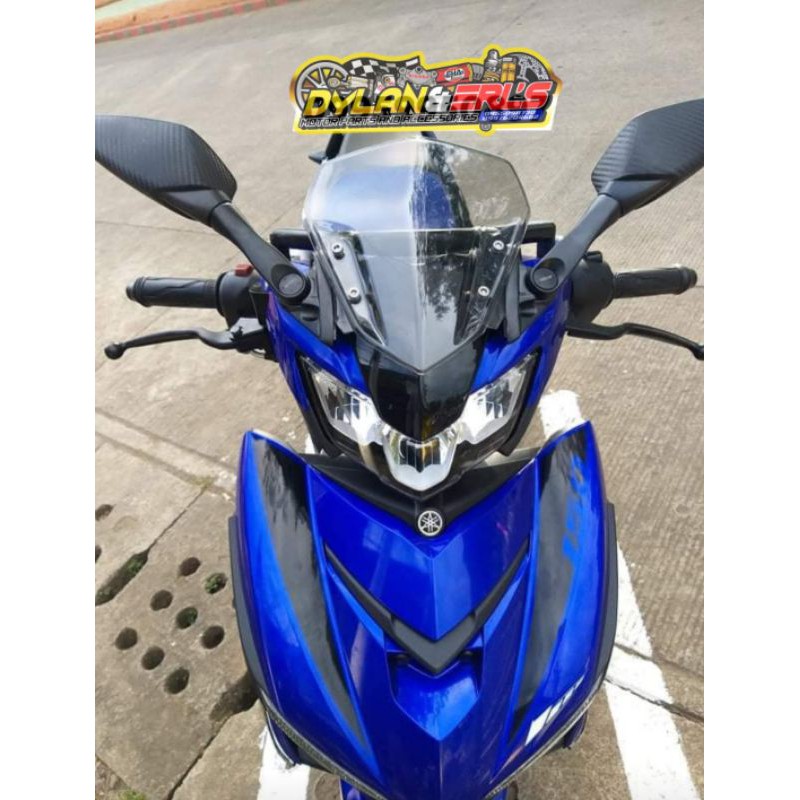 R25 KIT HEAD VISOR WITH BRACKET/MIRROR FOR SNIPER 150 | Shopee Philippines