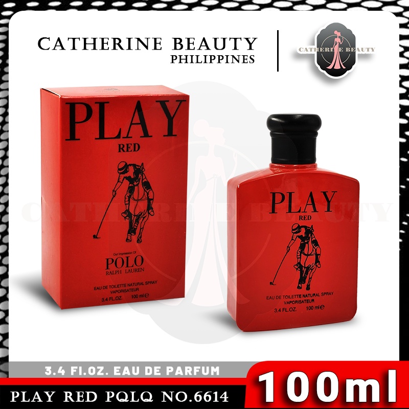 Play red 2025 polo perfume