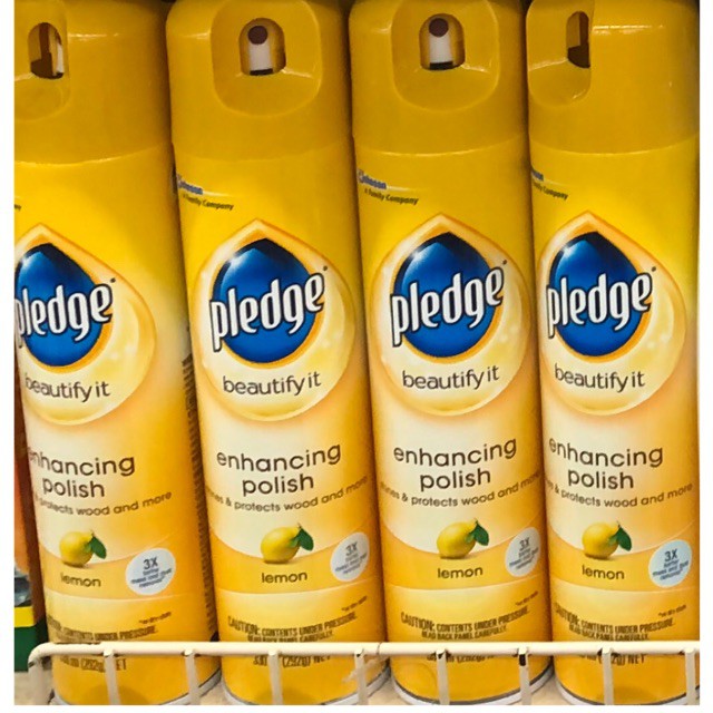 PLEDGE FURNITURE POLISH LEMON 330ml Shopee Philippines