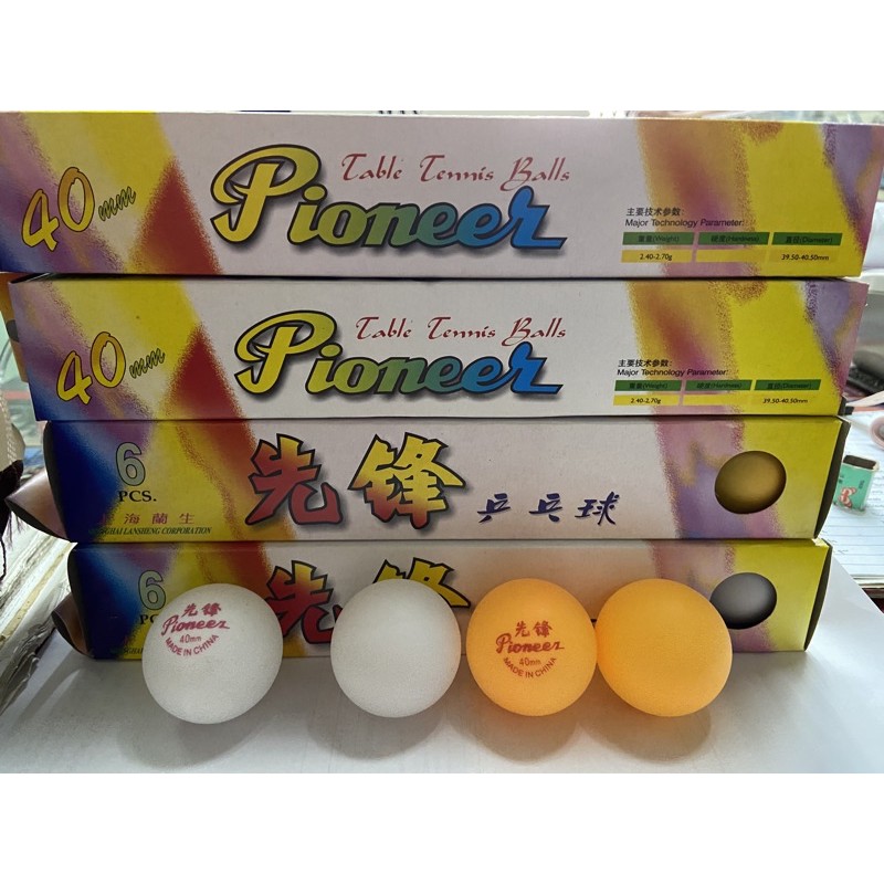 pioneer table tennis ball (box of 6) | Shopee Philippines