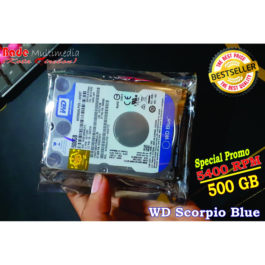 2.5 Inch 500GB WD Blue Laptop Internal Hard Drive | Shopee Philippines