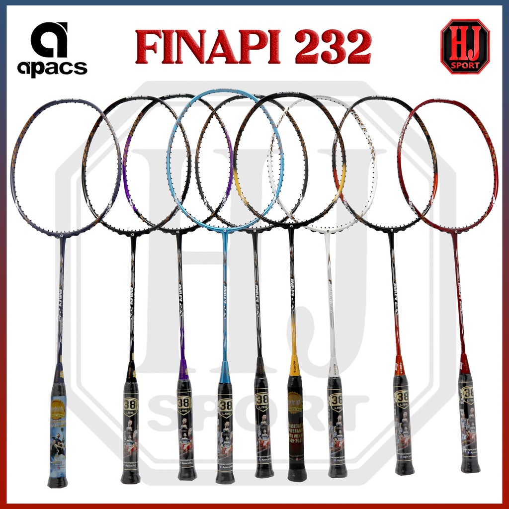 Apacs Finapi 232 Original Badminton Racket Bonus Strings And Bags