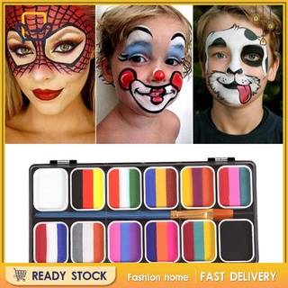 Face Body Paint Sticks Kit Face Paint Makeup Kit For Kids 12 Color Water  Based Face Body Painting Crayon Set Twistable Face Paint Marker Sticks For  Art Theater Halloween Cosplay Clown Makeup 