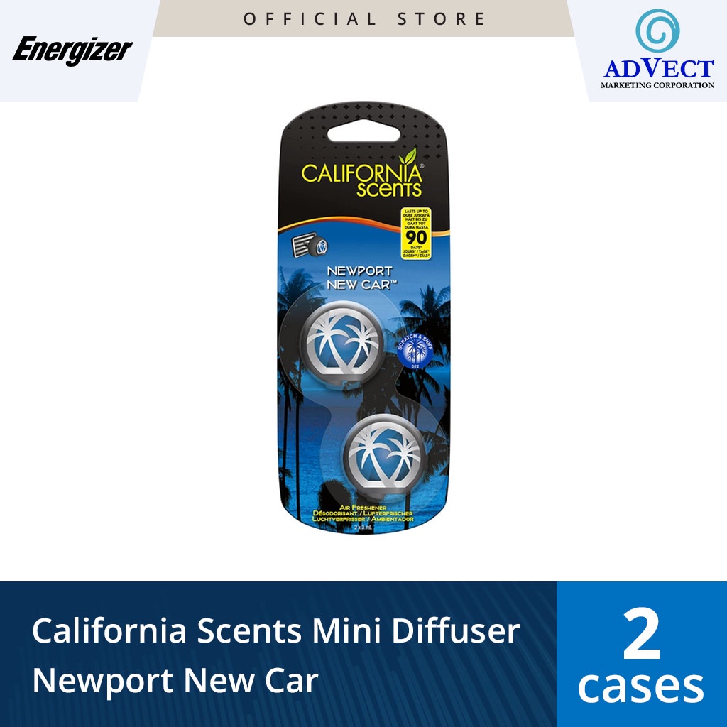 California Scents Mini Diffuser Newport New Car 2's | Shopee Philippines