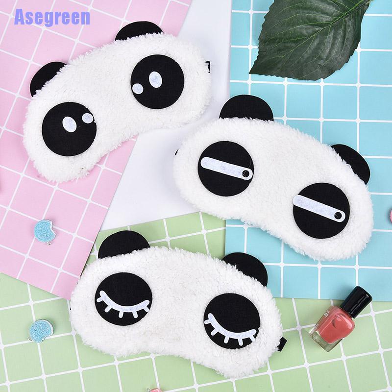 Asegreen: 1Pc Cute Panda Sleeping Face Eye Blindfold Shade Travel Sleep ...