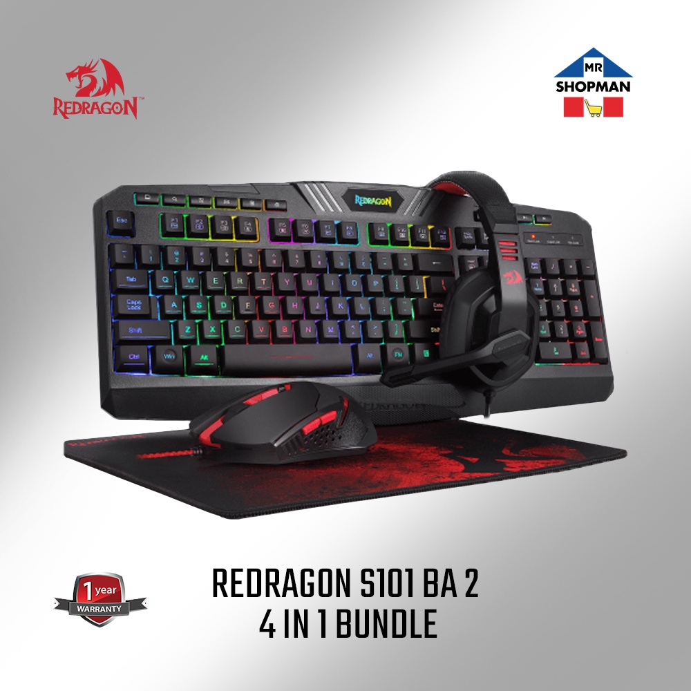 Redragon S101 BA 2 4in1 Bundle | Shopee Philippines