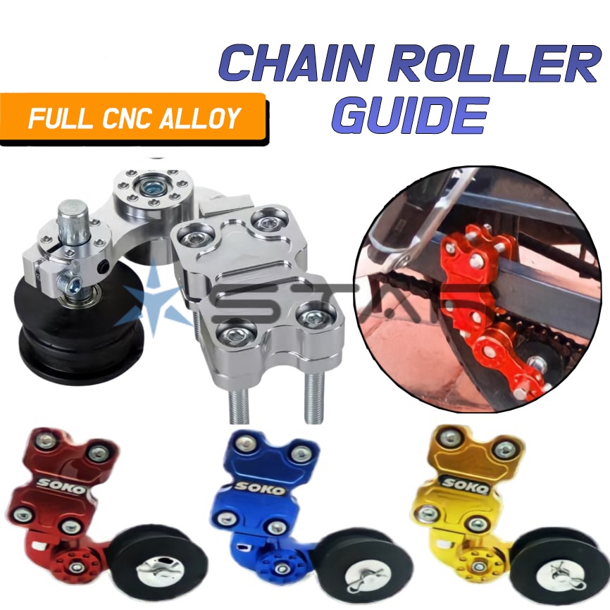thumbnail image 2 of Motorcycle Dirt Bike Chain Roller 32 MM Suit Honda Suzuki KTM Kawasaki Yamaha 2 of 13