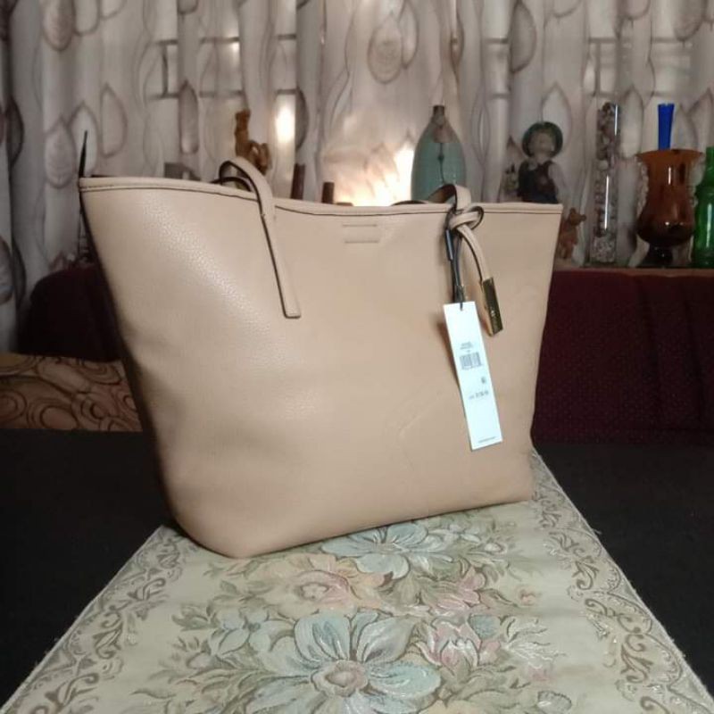 Calvin Klein, Bags, Authentic Beige Calvin Klein Purse Tote