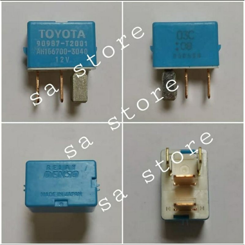 Blue relay 12V Original Toyota Innova Fortuner Hilux Sienta Camry Altis ...