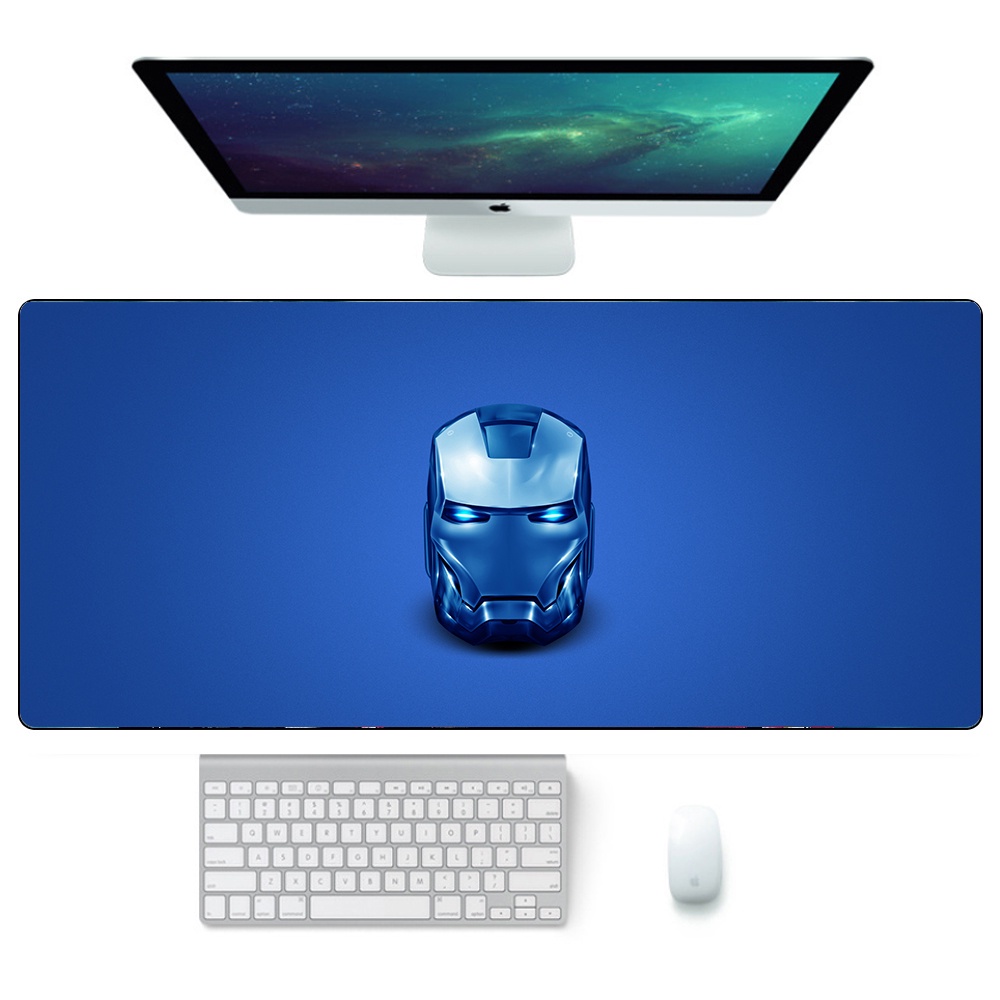 Marvel Gaming Around Mouse Pad Large Iron Man Gaming Mouse Pad Shopee