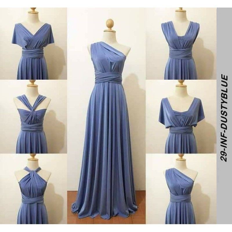 Blue hotsell convertible dress