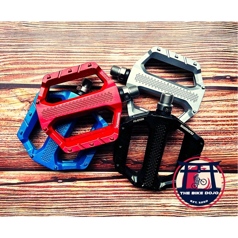 Shimano Mtb Flat Pedals Ef202 Shopee Philippines