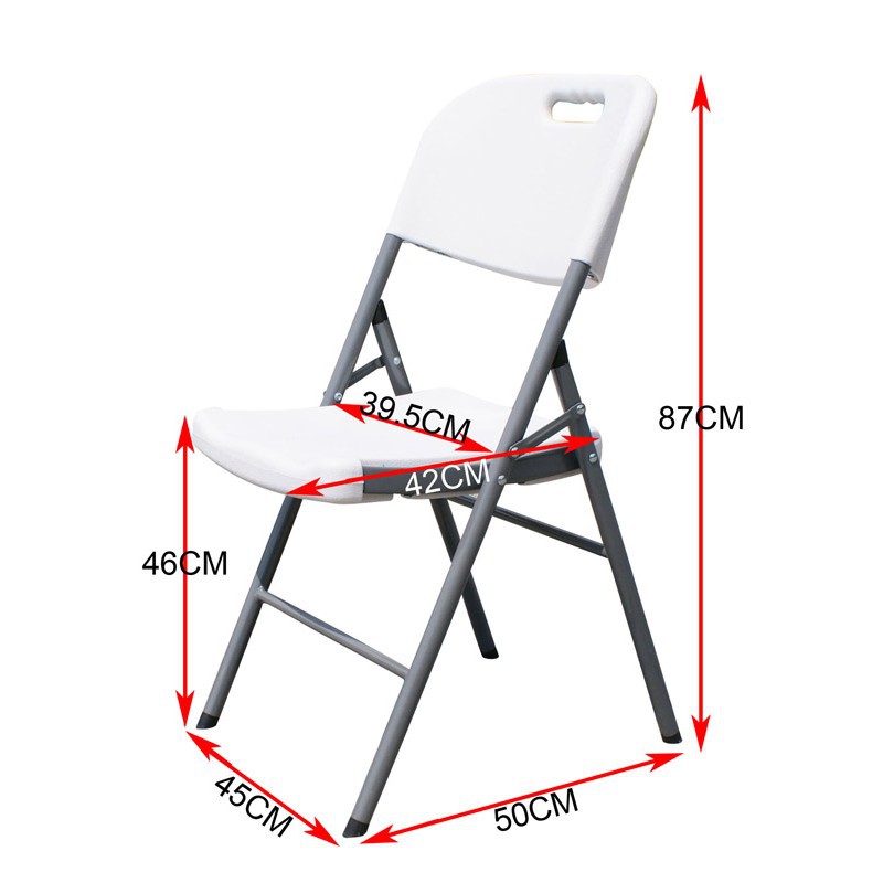 FOLDING CHAIR plastic body w steel frames Shopee Philippines