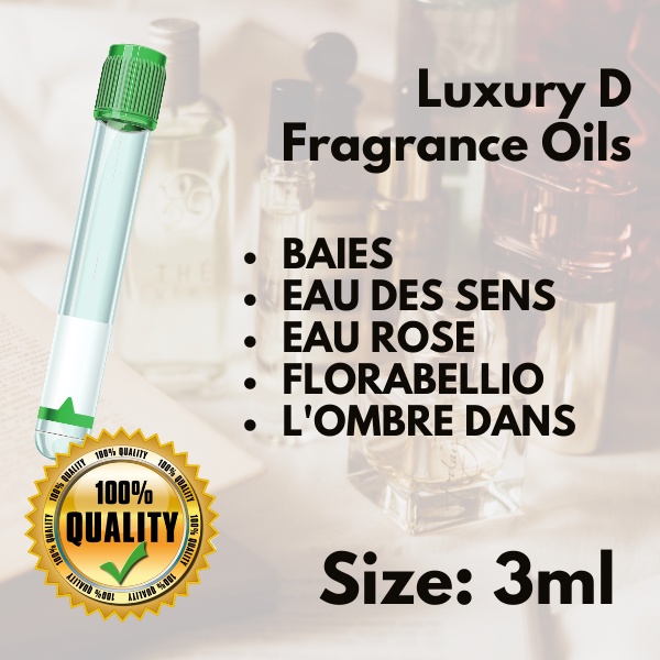 3ml Luxury D Fragrance Oils For Perfume Making eau rose baies eau des