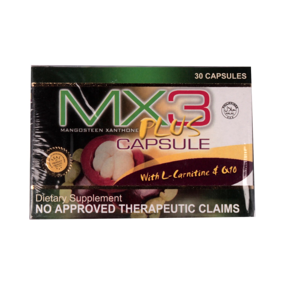 MX3 Plus 1 Capsule W/ L Carnitine & Q10 | Shopee Philippines
