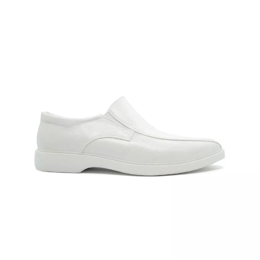 World Balance Easy Soft BROOKLYN Men's Formal White Shoes / Nurse Shoes ...