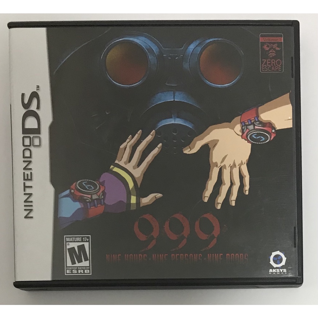 Nintendo DS Zero Escape 999 Nine Hours Nine Persons Nine Doors [US ...