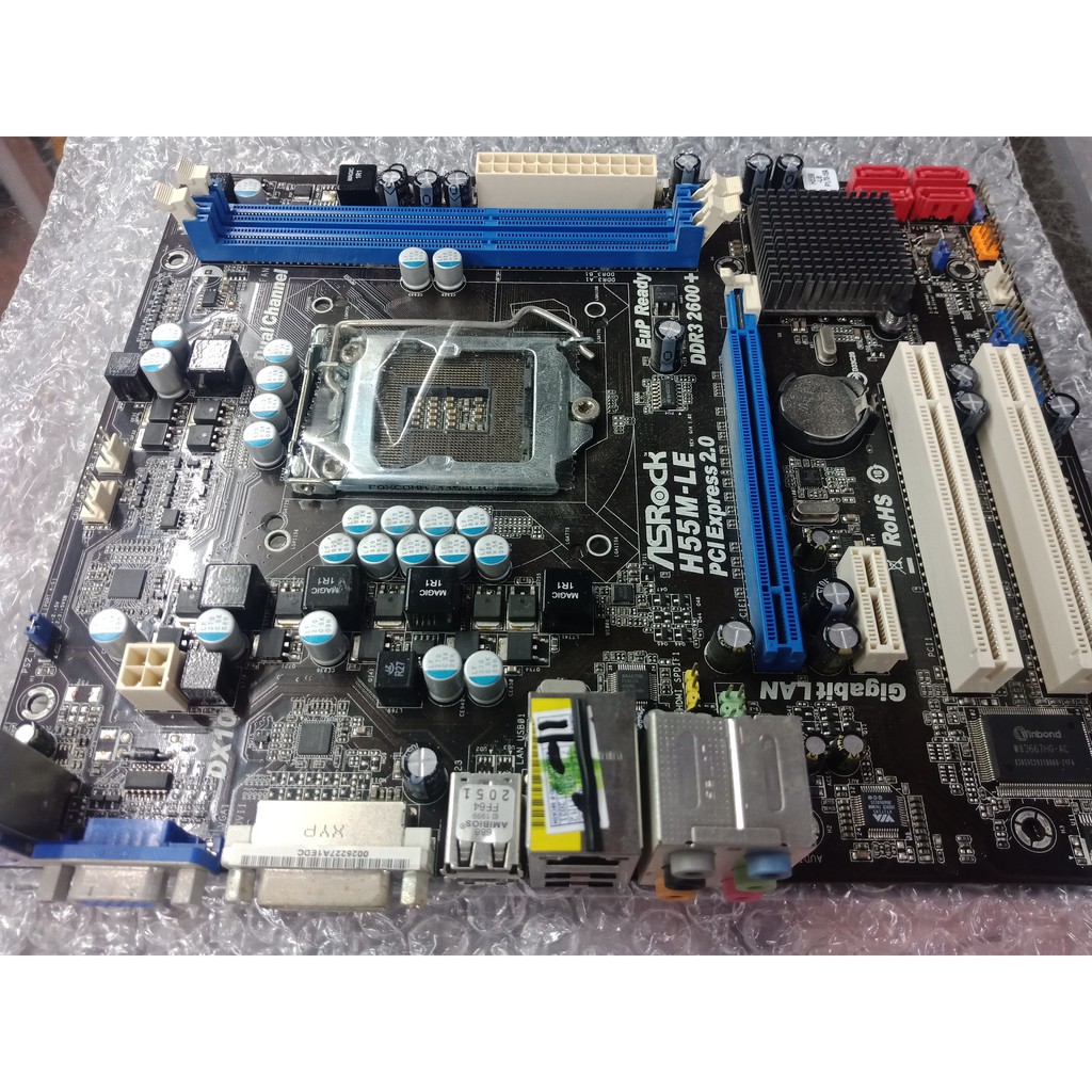 1156 motherboard asrock h55m-le ddr3 pcie v/s/l | Shopee Philippines