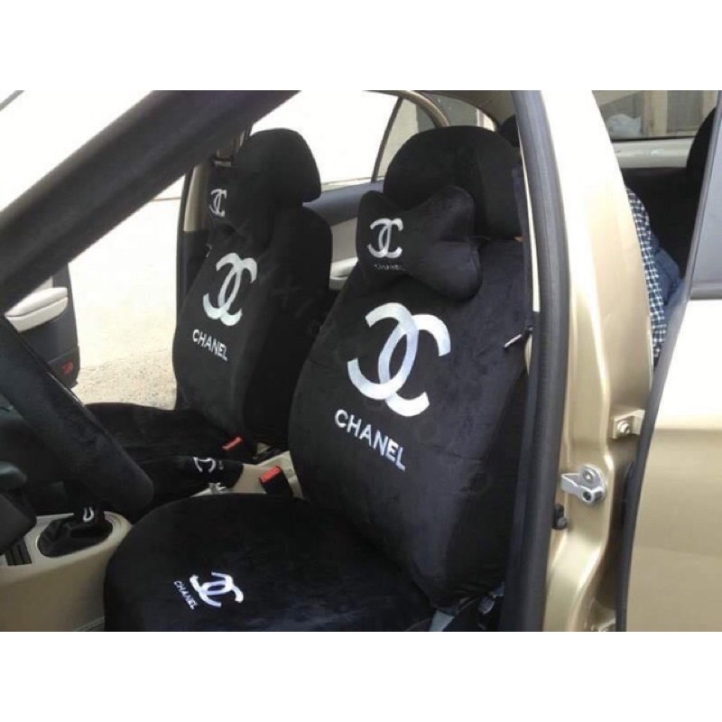 Car seat cover Chanel 18''in1 | Shopee Philippines