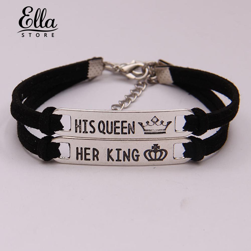 His queen deals her king bracelets