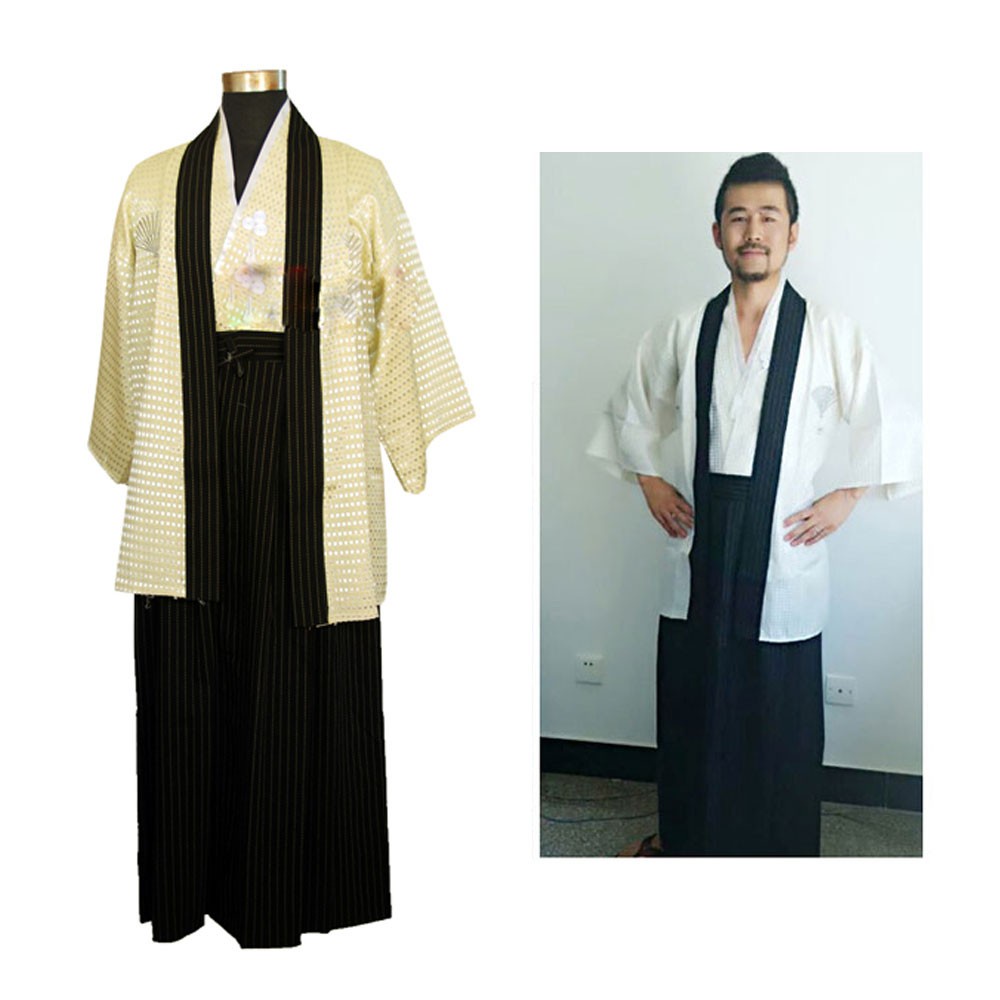 Men Traditional Japanese Kimo Costume Improvement Traditional Photo ...