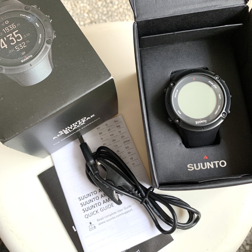 BNEW AUTHENTIC Suunto Ambit 3 Watch Peak Black GPS Blueetooth