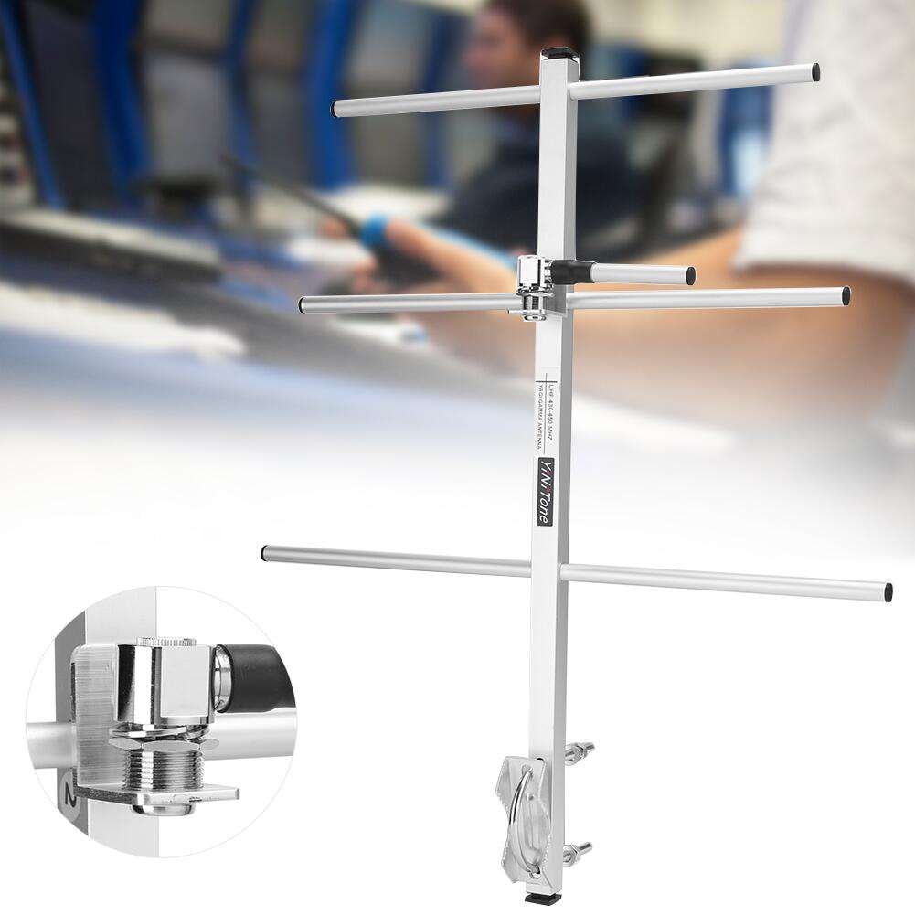 Yagi Antenna UHF430450MHz High Gain 7DBd SO239 Connector Yagi Gamma Antenna fit for TYT MD398