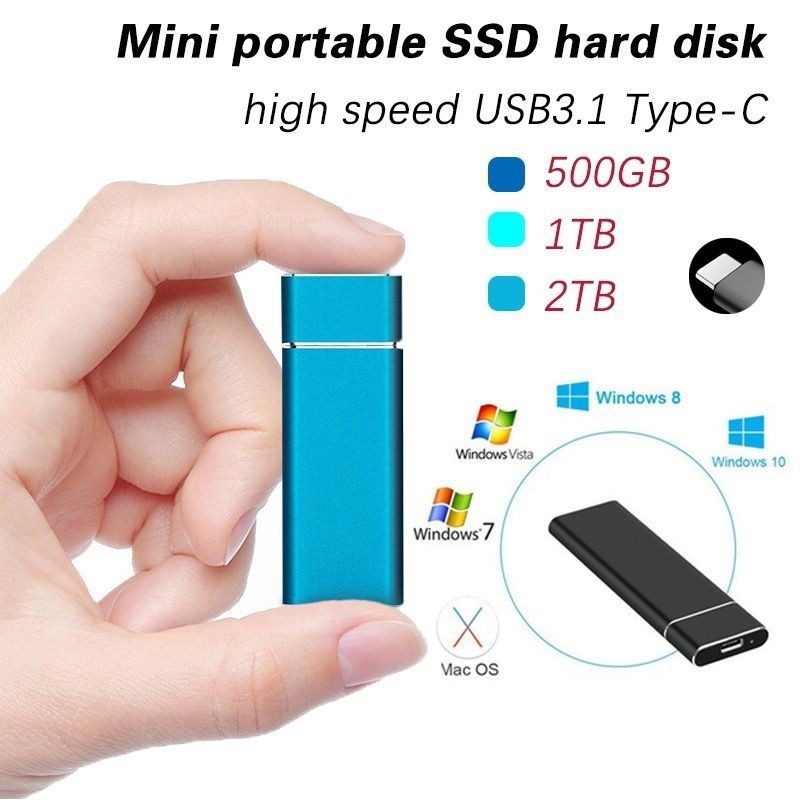8TB 4TB 2TB SSD Mobile Solid State Drive Storage Device Hard Drive