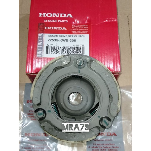 Clutch Weight Comp Set KWB for Honda Blade 110 Revo Motorcycle Spare