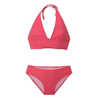 ✆﹍❈Korean ins solid color bikini, small breasts gathered, sexy, slim, thin, big  breasts, three-point