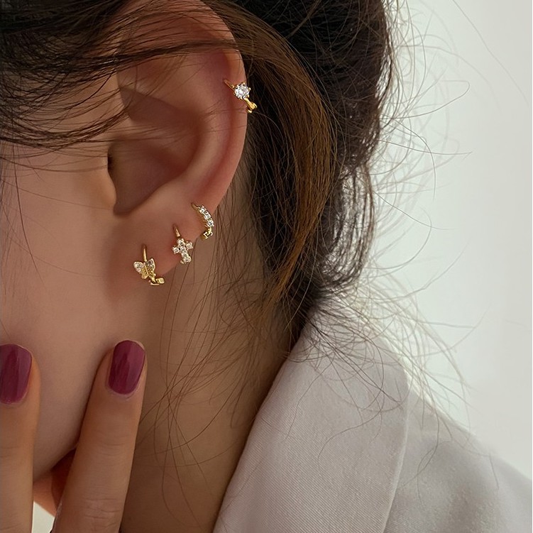 Gold plated deals cartilage earrings