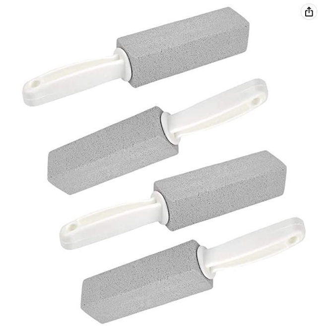 1pc PUMICE STONE WITH HANDLE TOILET BOWL CLEANER HARD WATER RING