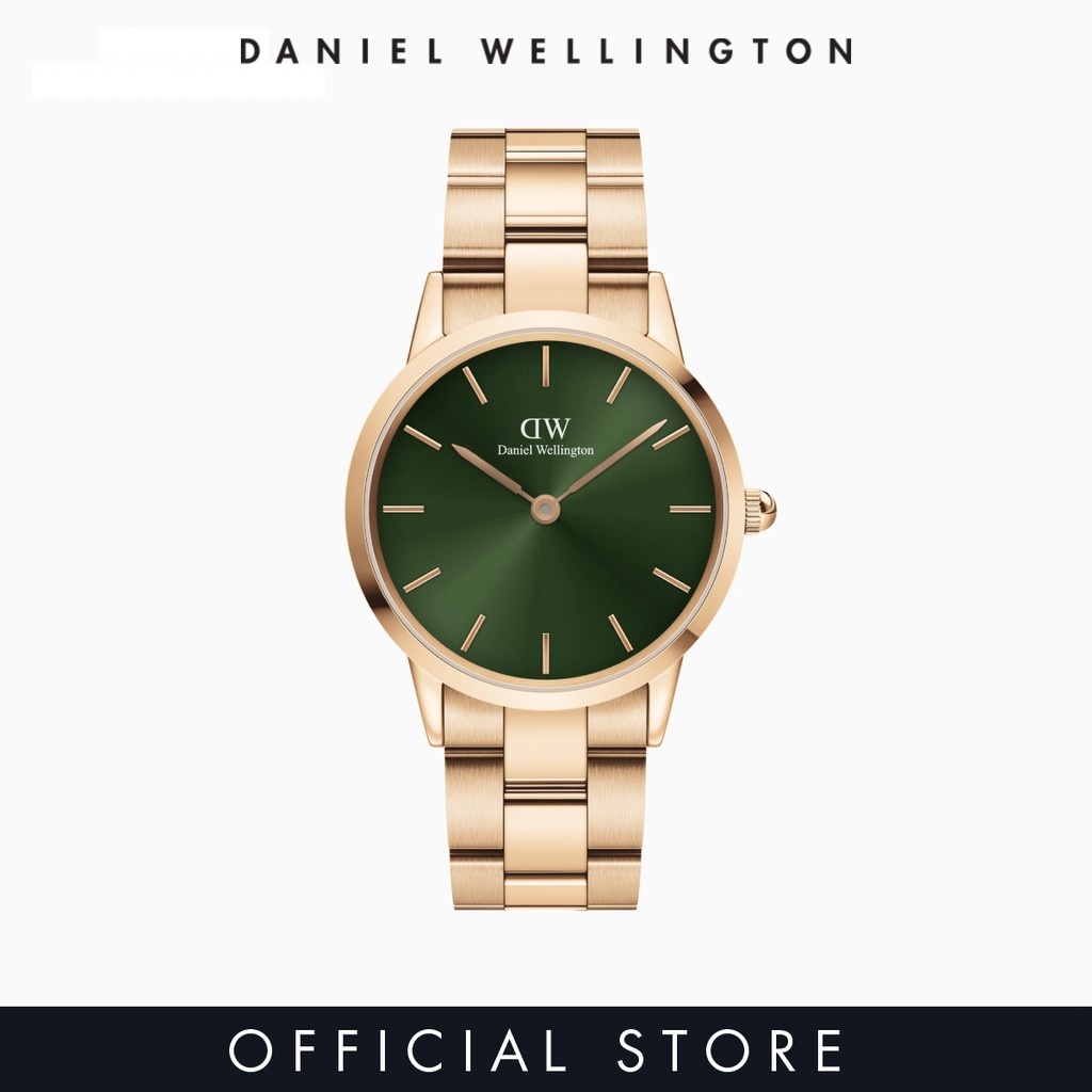 2 Years Warranty Daniel Wellington Iconic Link Emerald Watch 36mm Rose Gold Green Dial Dw Watch for Women and Men Unisex Fashion Watch Shopee Philippines