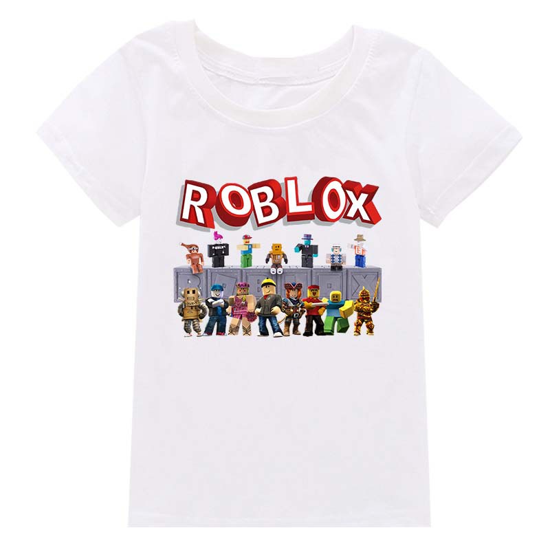 3-14 Years Old kids Roblox T-Shirt Pattern Printed Roblox Boys T-shirt ...