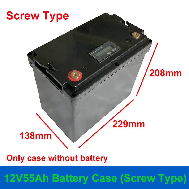 12V55Ah Battery Case Screw Type 18650 26650 32700 Box 12V 12.8V 50Ah ...