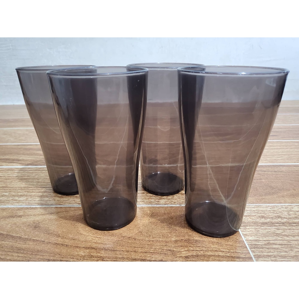 Set Of 4pcs Drinking Glasses Baso Juice And Water Cup Fast Food